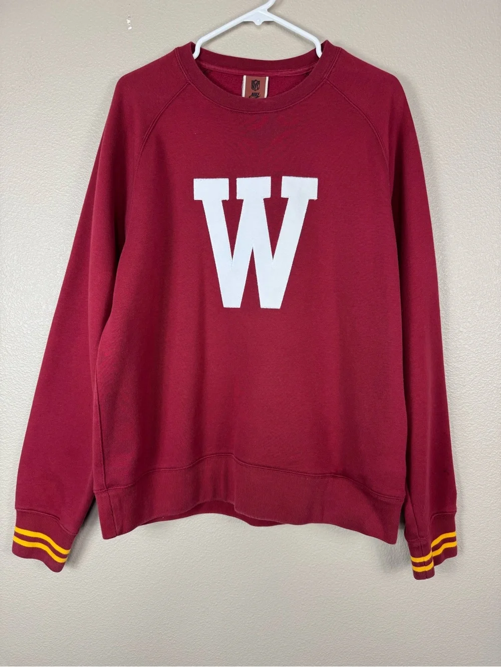 Washington Redskins NFL Nike Crewneck Sweatshirt large